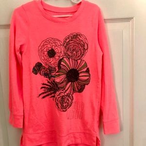 Salmon Floral Shirt from OshKosh B’gosh